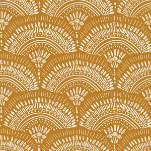 VEELIKE Mustard Yellow Geometric Peel and Stick Wallpaper Boho Geometric Wallpaper Removable 17.7''x118'' Renter Friendly Art Deco Wallpaper Peel and Stick for Bedroom Bathroom Accent Walls Cabinets (17.7" x 118")