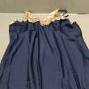 SAPJON Womens Pajama Sets 5PCS Silk Pajamas for Women Cute Sleepwear Loungewear Satin Pajamas Sets for Women Soft (XX-Large, Navy Blue)