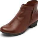 Rockport Women's Carly Bootie (9.5, Tan Leather)