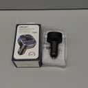 LENCENT FM Transmitter, Bluetooth FM Transmitter Wireless Radio Adapter Car Kit with Dual USB Charging, Audio Receiver Car Charger MP3 Player, Support Hands-Free Calling, TF Card & USB Disk