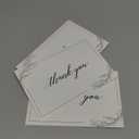 Sympathy Thank You Cards with Envelopes and Stickers (4 x 6 In, 48 Pack)