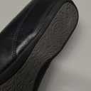 Clark’s Concert Choir Women’s Black Leather Ballet Flat Shoes, Size 9