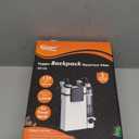 hygger Quiet Hang On Back Aquarium Filter 5-30 Gallon Small Fish Tank Canister Filter with Surface Skimmer Spray Bar 3 Floss Pads Filter Media Adjustable Flow, Easy Water Change 132 GPH