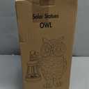 Garden Statues Outdoor, owl Figurines Decorated with Solar Lights, Unique Christmas Birthday Gifts for Moms, Grandmas, Women, Wives, Sisters