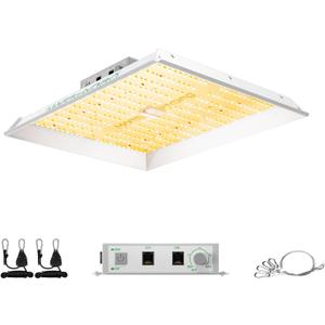 MARS HYDRO TS1000 150W LED Grow Light for Indoor Plants, with Patented Reflector, 5 Levels Dimmable Lights Daisy Chain Full Spectrum Growing Lamps for Seedlings Veg Bloom in 2x2/3x3 Grow Tent