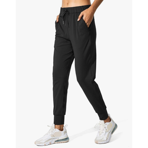 SANTINY Women's Joggers Pants Pockets Drawstring Running Sweatpants for Women Lounge Workout Jogging, L