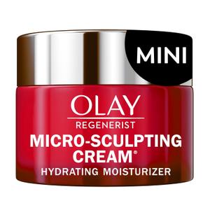 Olay Face Moisturizer, Regenerist Micro-Sculpting Cream for Women, Trial Size - Instant Hydration, Anti-Aging, Anti-Wrinkle, Firming Skin Care - Hyaluronic Acid, Niacinamide, Amino Peptides, 0.5 Oz (0.5 Ounce (Pack of 1))