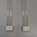 18W UV Replacement Bulb for Tetra UV2 & BP2500 & BP4000, 4Pin Base UV Light for Outdoor Pond Clarifier, Fish Tank, Water Garden (2 Pack)