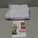 Mengersi Bed Canopy with Lights for Full Queen King Size Bed,4 Corner Post Bed Drapes Canopy for Bed,Canopy Bed Curtains Elegant Bedroom Decoration Accessories(White+Lights)