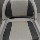 Wise 8WD139 Series Molded Fishing Boat Seat with Marine Grade Cushion Pads (Grey/Charcoal)