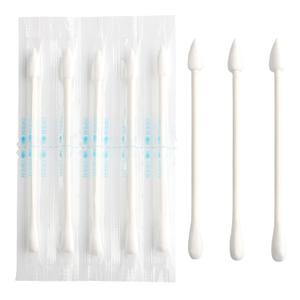 Olive Oil Makeup Remove Cotton Swabs - Individually Wrapped Double Tipped Paper Sticks, 100 Count (Round/Pointed End)