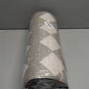 Sage Beige Moroccan Trellis Checkered Kitchen Rug Sets [2 PCs], Anti-Fatigue, Waterproof Non-Slip Kitchen Mats Heavy Duty Ergonomic Comfort Foam Rug for Floor, Home, Laundry,17"x29"+17"x47"