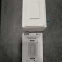 MOES Smart Single Pole Light Switch, 2.4GHz WiFi Smart Wall Switch, Needs Neutral Wire, Multi-Control, Smart Life/TUYA APP Control, Voice Control with Alexa/Google Home, White 1 Gang