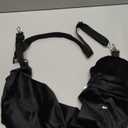 Stuffable Travel Pillow, Stuffable Neck Pillow for Travel, Neck Pillow Stuffed with Clothes Storage - No Extra Baggage Fees, Fits 5+ Days of Travel Essentials, No Filler (Black)