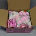 Jeowoqao Unicorn Toys for Girls Age 4-6,Walking Talking Singing Interactive Unicorns with Painting Kit Crafts Toddler Unicornss Dress up, Remote Control Plush Unicorn's Toy for Kids 3-6