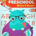 School Zone Preschool Write & Reuse Spiral Workbook: 52 Wipe-Clean Pages, Pre-K, Write-On Learning, Write and Wipe, Writing, Early Math, Numbers, ... Ages 3-5 (School Zone Write & Reuse Workbook)