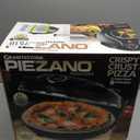 PIEZANO Crispy Crust Pizza Oven by Granitestone  12 Inch Electric Pizza Oven Indoor Countertop Maker with Ceramic Stone Heats up to 800F for Stone Baked Pizzeria Style at Home As Seen on TV Products