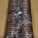 50 Pcs Curtain Rings with Clips Wooden, 2.5 inch for 1-1.5 inch Rod, Window Shower Curtain Hooks, Wood Curtain Rod Wood Curtain Rings with Eyelet, Drapery Rings, (50, 1.75 INCH Inner Dia)