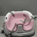 Ingenuity Baby Base 2-in-1 Booster Feeding and Floor Seat with Self-Storing Tray - Peony