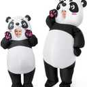Spooktacular Creations Halloween Inflatable Costume, Full Body Panda Air Blow Up Outfit, Inflatable Suit for Themed Parties (Kid)