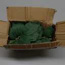 100 Pcs Artificial Flowers Green Leaf Bulk Faux Greenery Silk Fake Rose Leaves Bouquet Garland Wreath Floral Arrangement Supplie DIY Craft (1 Stem with 5 Large-Leaf Green)