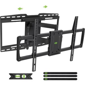 USX MOUNT Full Motion Sliding TV Wall Mount for 32-90" TV, Holds up to 150lbs, VESA 200x100mm-600x400mm, 12"-24" Studs