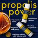 3 x Wart Remover Propolis Infused Wart Removal Stick with 40% Salicylic Acid | Treats Stubborn Warts on Hands, Feet & Body | Painless, Fast Acting, Maximum Strength | Portable & Easy to Apply 10 g