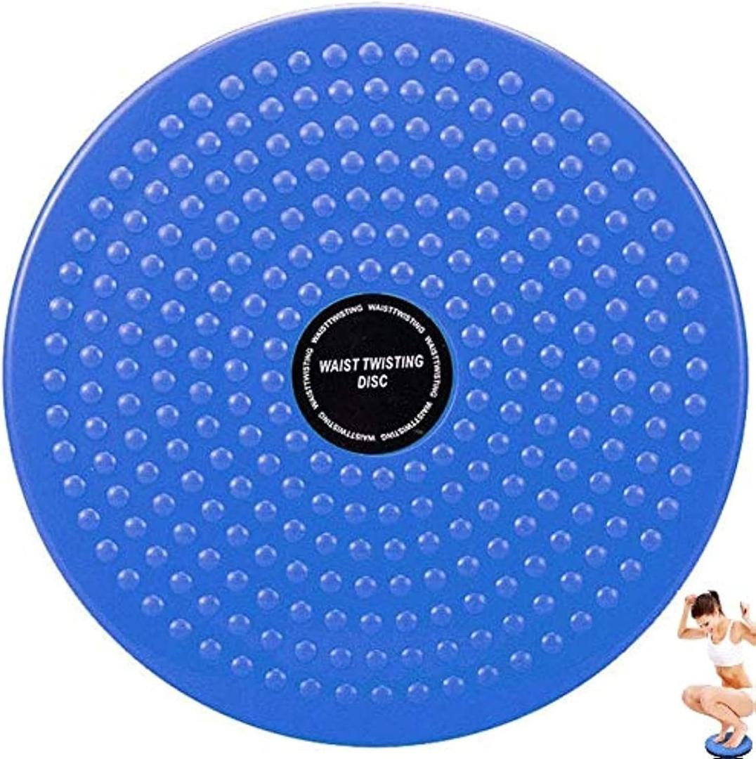Body twister Waist Twister, Waist Disc Trainer Board ABS Twist Waist Disc Board Body Building Twister Plate Weight Loss Foot Massage Plate (Blue)