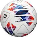 WILSON NCAA Vivido Replica Soccer Ball - Size 5, White/Orange/Purple