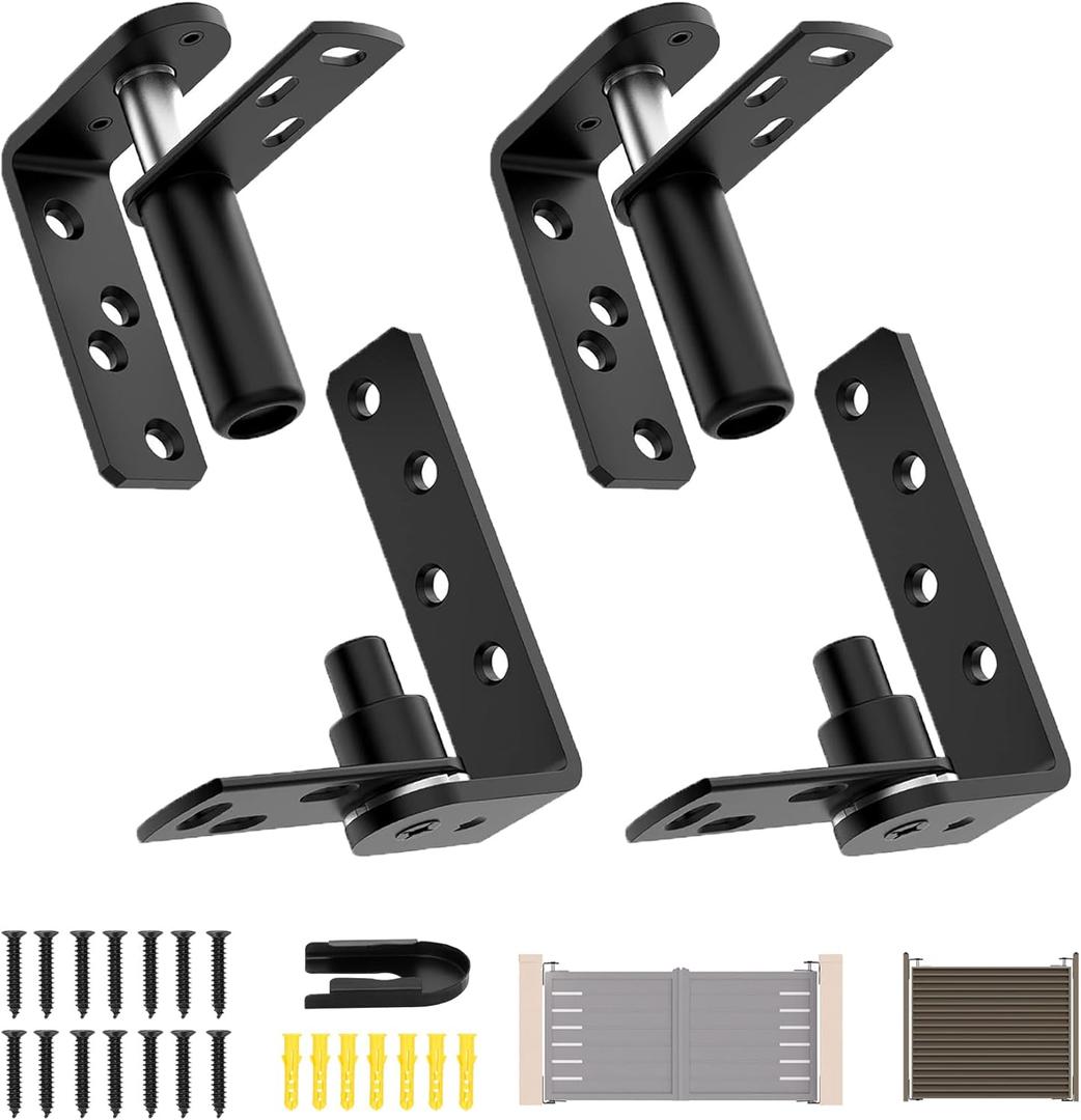 2Pack,Upgraded Heavy Saloon Door Hinges,Cafe Door Hinges,Self-Return Double Swinging Door Hinge,Bar Door Hinge,Swinging Door Hardware,304 Stainless Steel,88Lbs Load_Bearing,Easy Installation