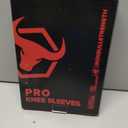 Iron Bull Strength Knee Sleeves for Powerlifting (7mm) - Weightlifting Knee Compression Sleeve for Squats - Knee Brace Support for Gym, Workout, Fitness (X-Large)