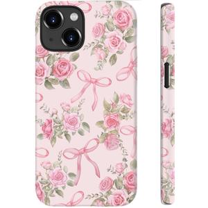 STARVIP for iPhone 15 Case, Cute Floral Aesthetic Cover for Women