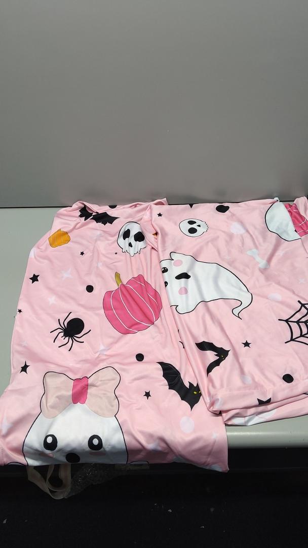 Happy Halloween Dining Chair Covers Set of 2 Stretch Dining Room Chair Seat Covers Removable Washable Kitchen Chair Slipcovers Protector for Holiday Party Home Decor