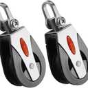 Heavy Duty Equipment Single Rotating Nylon Pulley Block With Efficient Design(2pcs)