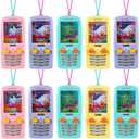Gejoy 8 Pieces Handheld Water Ring Games Kids Party Favors Cellphone Water Ring Toss Game Goodie Bags Stuffers Party Favors for Kids Teenager Birthday Contest Prize(Stylish)