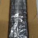 Sinnsally 2 Pack Cabinet Door Organizer, Self Adhesive Lid Organizers Inside Cabinet Storage Boxes, Hanging Storage Basket Organizer Wall Mounted Pantry Caddy Cup Holder for Kitchen, Fridge, Bathroom (Black)