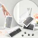 3 x B&Q Lash Clusters B11 D Curl 10-16MIX DIY Lash Extensions 72 Clusters Lashes C D Curl Wispy Volume Lashes Eyelash Clusters Extensions Individual Lashes Cluster DIY at Home (B11,D-10-16MIX)