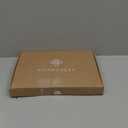 BIOWEAVES 100% Organic Cotton 1 Fitted Sheet Queen Size Only | 300 Thread Count Sateen Weave GOTS Certified with Deep Pocket - Undyed Natural