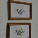 DECOCIAGA 5x7 Picture Frame Set of 2 Natural Wood Photo Frames Display Pictures 4x6 with Mat or 5x7 without Mat Multi Photo Frames Collage for Wall or Tabletop Decor 2 Pcs