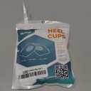 Heel Cups for Achilles Tendonitis & Plantar Fasciitis - 2 Pack Gel Shoe Inserts for Heel Pain Relief, Arch Support, for Women & Men (Size M (Men 4.5-9.5, Women 6-11))