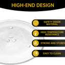 13.5" Microwave Glass Turntable Plate, 13.5" / 34.3cm Microwave Tray Replacement Glass Plate, Glass Tray Replacement for LG,SamsungGE, Magic Chef, Hotpoint, Panasonic, Kenmore, etc