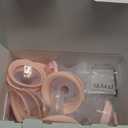 NCVI Electric Breast Pump 8782, Portable Hospital-Grade Double Pump with 4 Modes & 9 Levels, Anti-Backflow, Rechargeable Quiet Breastfeeding Pump for Efficient Comfortable Use at Home, Work or Travel (2200mAh, Pink)