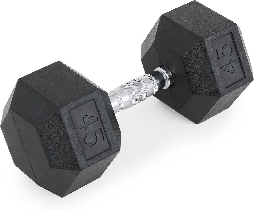Signature Fitness, BHDB-45S, One 45LB Dumbbell Single