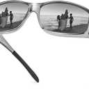 URUMQI Polarized Sunglasses Fit Over Glasses for Men Women, Wraparound Sun Glasses UV400 Protection for Driving Fishing