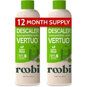 Roobi Nespresso Vertuo Compatible Descaling Solution, 2 Pack, EXP DATE 4/19/2028