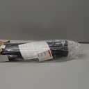 Reinforced 120 Inch Retractable Baby Gates Extra Wide Dog Gate with Support Rods  Prevent Crawling Under, 10 Feet Extra Long Baby Gates for Large Openings, Indoor/Outdoor Retractable Dog Gate, Black