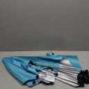 Sport-Brella Versa-Brella SPF 50+ Adjustable Umbrella with Universal Clamp (Bright Aqua)