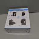 Anti-Theft Ring Doorbell Mount, Adjustable No-Drill Stainless steel Mounting Bracket Cover Holder Compatible with Ring Doorbell 4/3/2/1 for Home Rentals Office Room, White