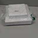 Disposable Square Plastic Plates - 100 Pack - 50 x 9.5 Dinner and 50 x 6.5 Salad Combo Plate - Premium Heavy Duty - Fancy and perfect for a Party, Wedding, or Birthday