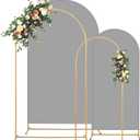 Toolterritary Metal Arch Backdrop Stand and Cover Set, 7.2FT, 6FT Party Backdrop, Easy to Assemble, Backdrop Stand for Parties, Birthday, Baby Shower